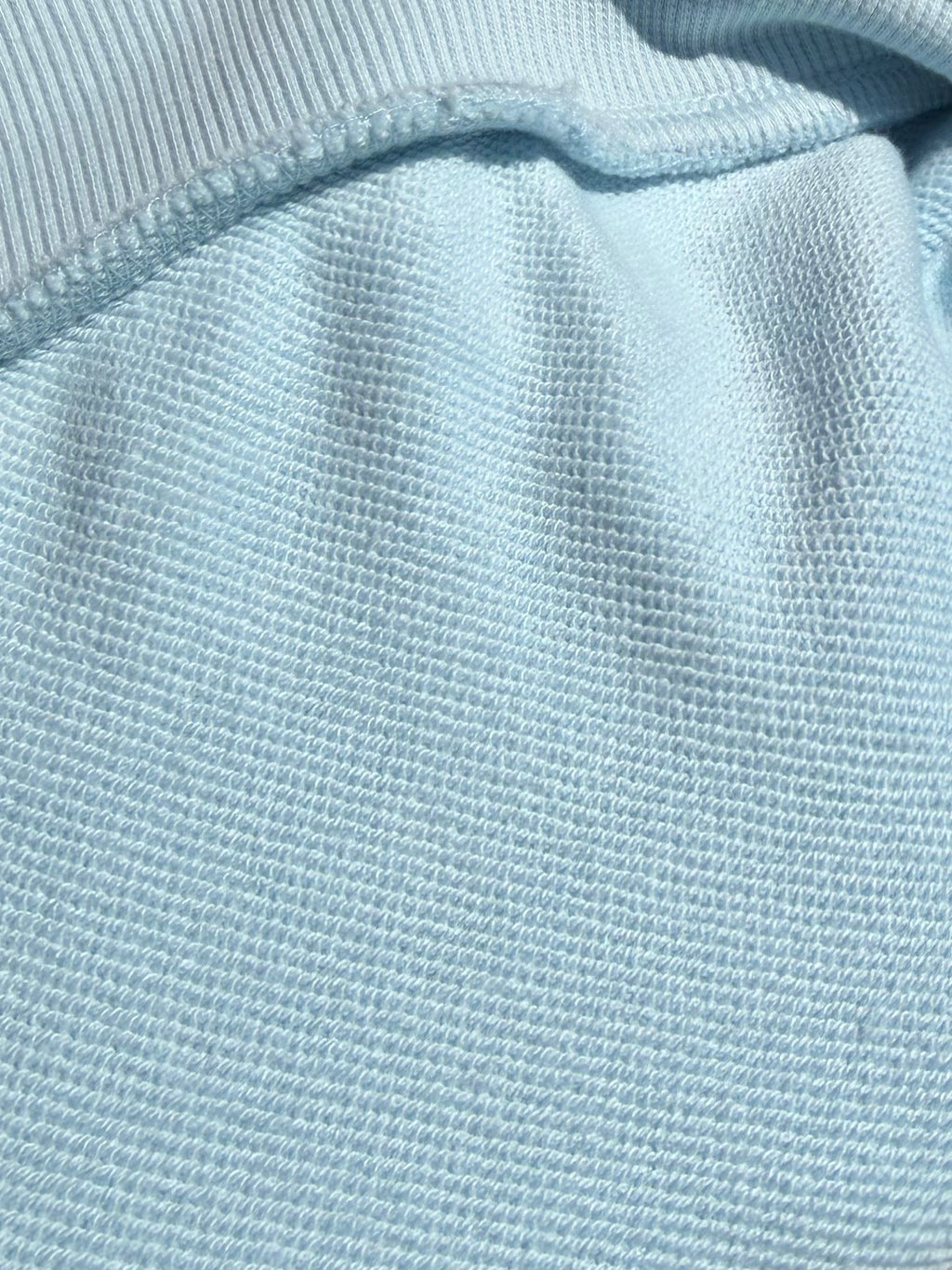 Bluza z kapturem boxy - błękitna