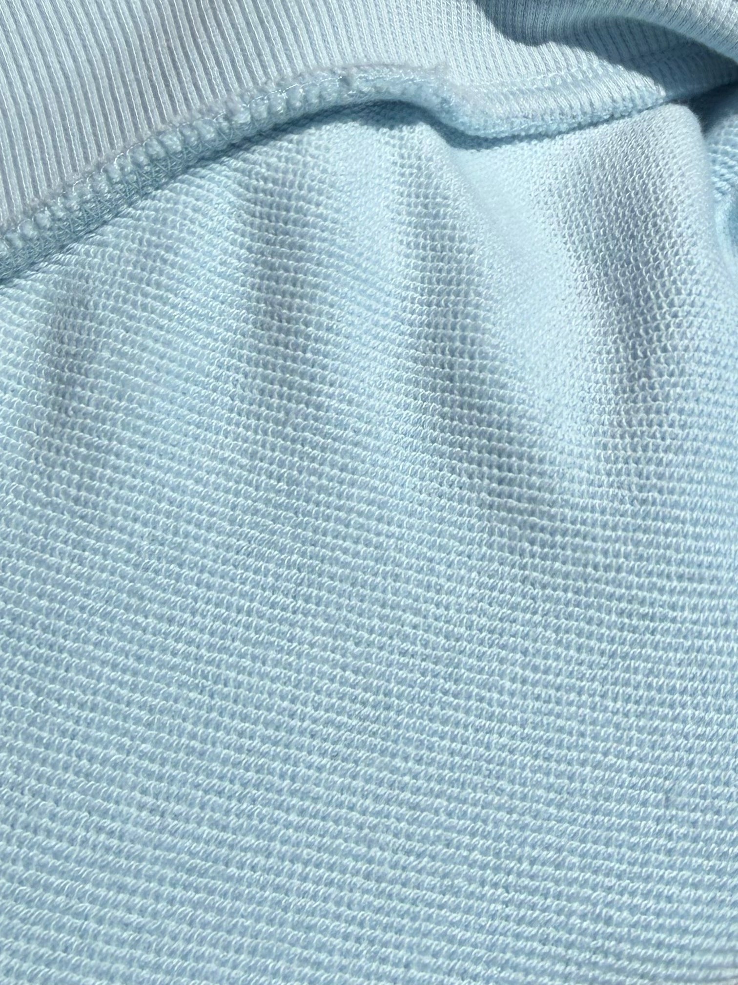 Bluza z kapturem boxy - błękitna