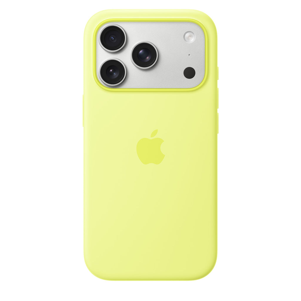 Etui Silikonowe iPhone 17 pro - Neonowy Żółty