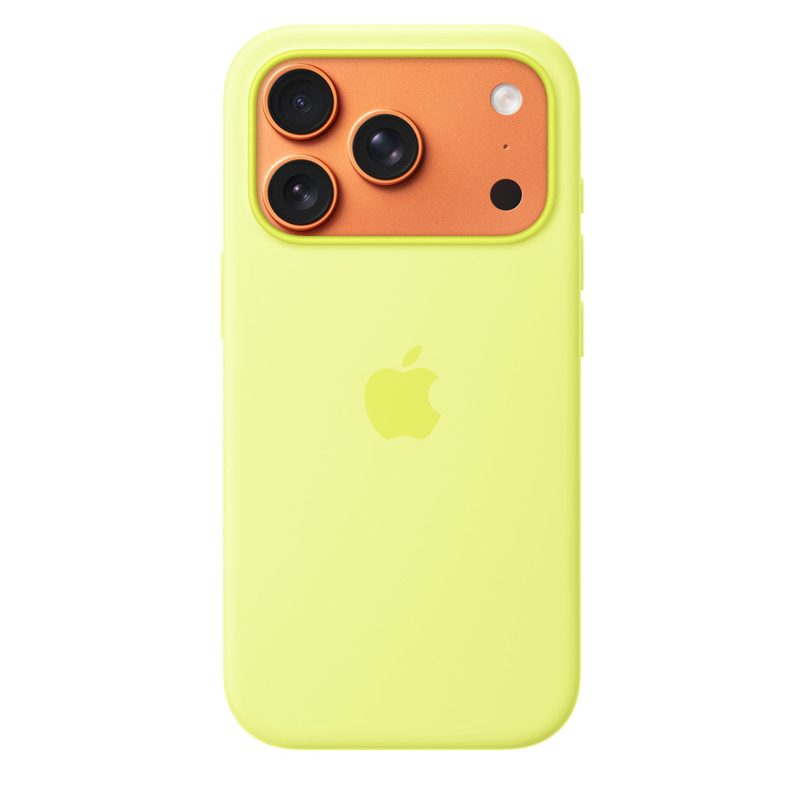 Etui Silikonowe iPhone 17 pro - Neonowy Żółty