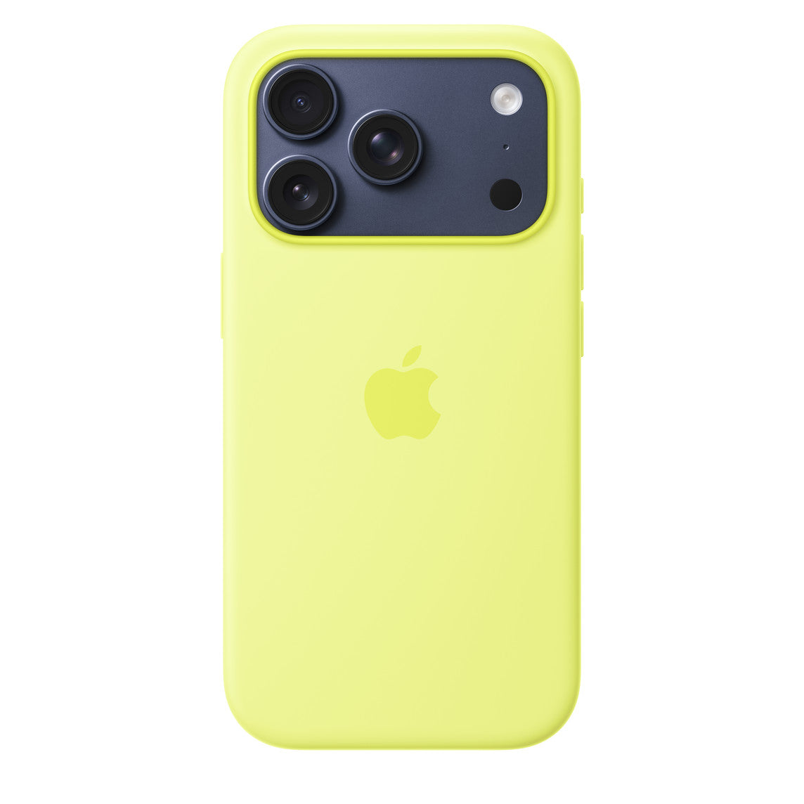 Etui Silikonowe iPhone 17 pro - Neonowy Żółty