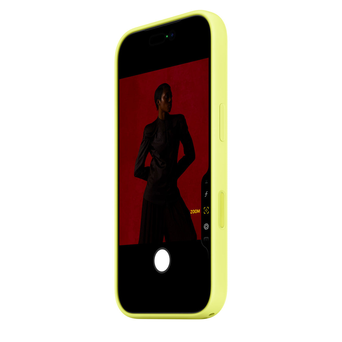 Etui Silikonowe iPhone 17 pro - Neonowy Żółty